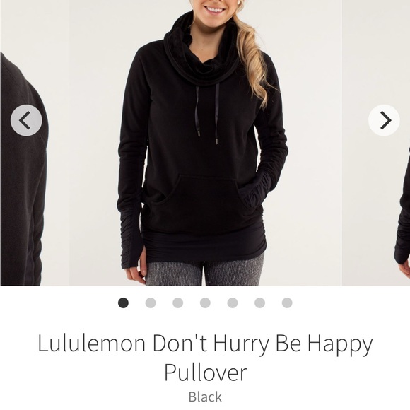 lululemon athletica Tops - Lululemon Don’t Hurry Be Happy Pullover